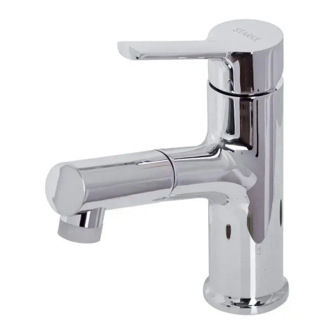 Baterii Sanitare - Baterie Lavoar cu Dus Extractabil, Alama Sanitara, Crom, Y/108