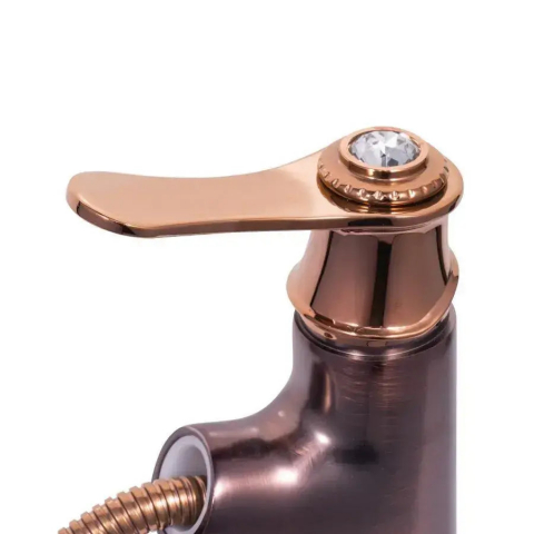 Baterie Lavoar cu Dus Extractibil, Alama Sanitara, Maro, OD/2037 [2]