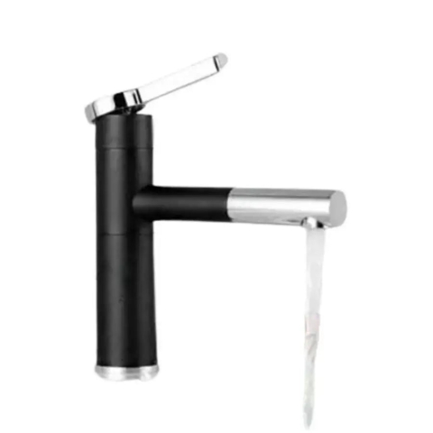 Baterie Lavoar cu Dus Extractibil, Alama Sanitara, Negru, WZX/2022 [1]