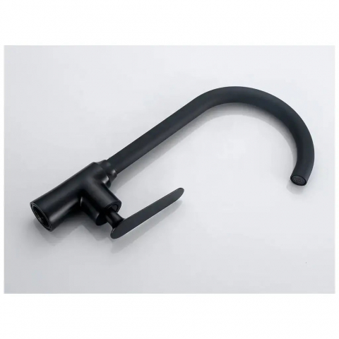 Baterie Lavoar Negru Mat EC01 – Design Elegant, Pipă Rotativă și Cartuș Ceramic [2]