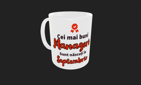 Cani diverse meserii - Cana pentru manager