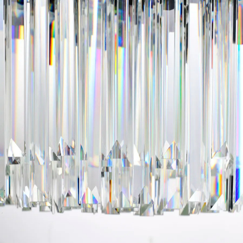 Candelabru Cristal BLOIS Eleganza 8xE14, Diametru 49cm, Negru, Inaltime Reglabila [3]