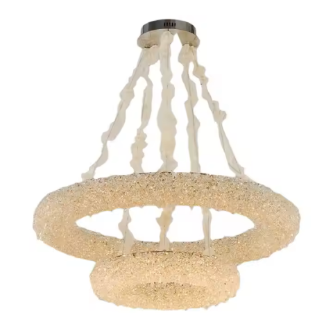 Candelabru Cristal, HOHENZOLLERN Imperio, 59W, Diametru 100cm, Lumina Rece/Calda/Neutra, Auriu, Inaltime Reglabila [1]