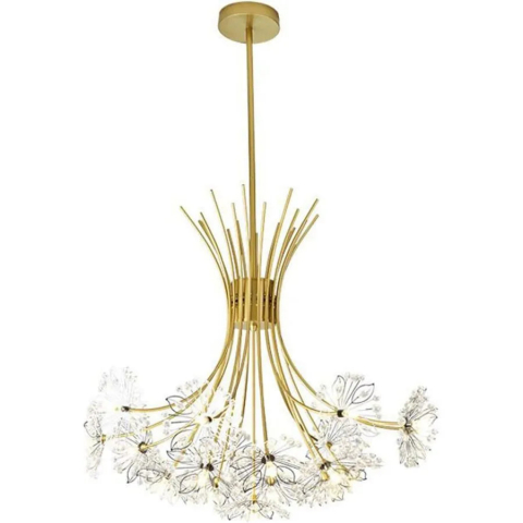 Candelabru Cristal Zetos 12XG4 Auriu [1]