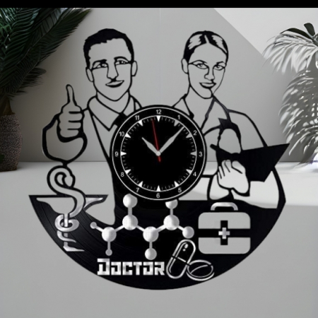 Ceasuri deco și personalizate - Ceas "Doctor"