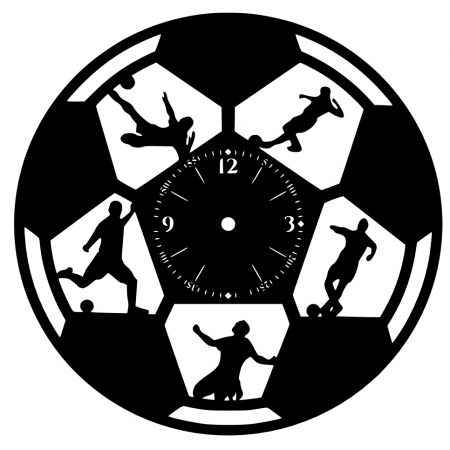 Ceasuri deco și personalizate - Ceas Fotbal
