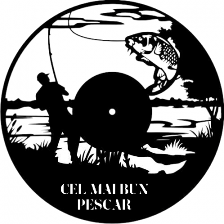 Ceasuri deco și personalizate - Ceas pentru pescari