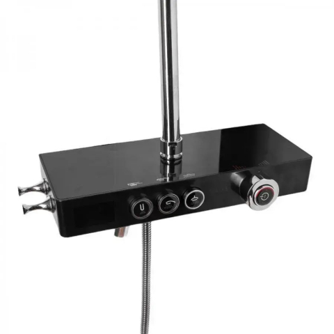 Coloana Dus Afisaj LCD Inox Negru Argintiu SJG/003 [1]