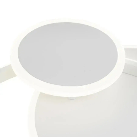 Lustră LED 58W, 3 Cercuri, Dimabilă, Alb – Telecomandă, 3 temperaturi de iluminare [6]