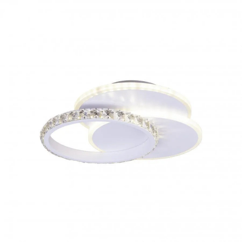 Lustra LED cu cristal SOFIA 24W, lumina Rece/Calda/Neutra, Alb [1]