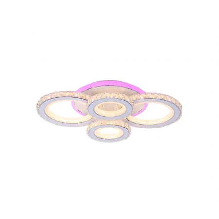 Lustra Led Maroja cu Telecomanda, 158W, Acril si Cristal, Dimabila, RGB [5]