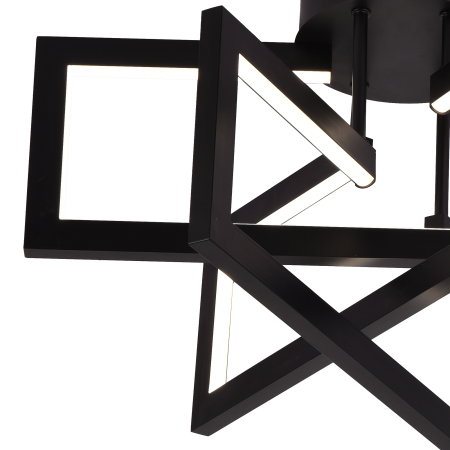 Lustra LED cu telecomanda 73W, 3 Elemente, lumina Rece/Calda/Neutra, Dimabila, Negru, LT750/3BK [1]