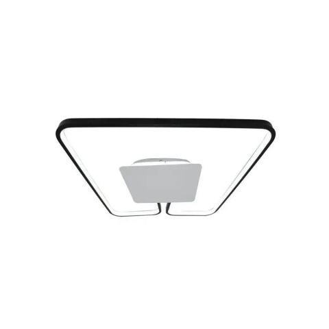 Lustra LED cu telecomanda ANKA 106W, lumina Calda/Neutra, Dimabila, Negru [2]