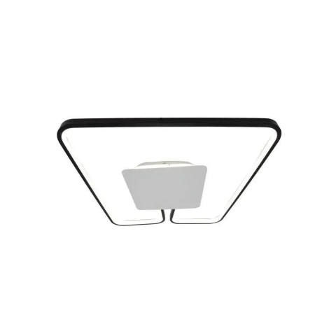 Lustra LED cu telecomanda ANKA 106W, lumina Calda/Neutra, Dimabila, Negru [1]