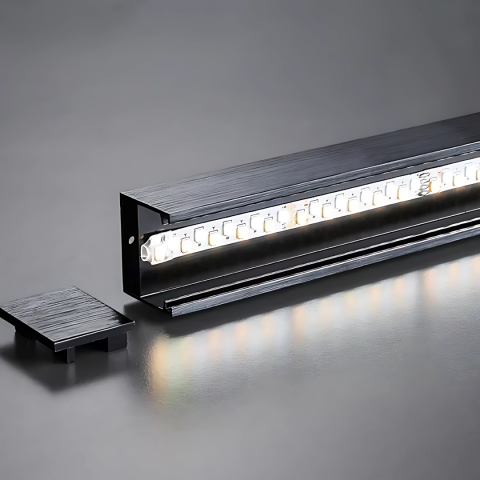 Lustra LED cu Telecomanda 63W,  Dimabil, Lumina Rece-Calda-Neutra, Negru [1]