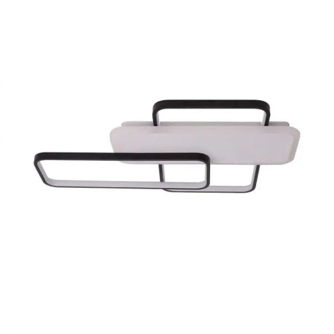 Lustra LED cu telecomanda CAROLINA 76W, 3 Elemente, lumina Rece/Calda/Neutra, Dimabila, Negru [1]