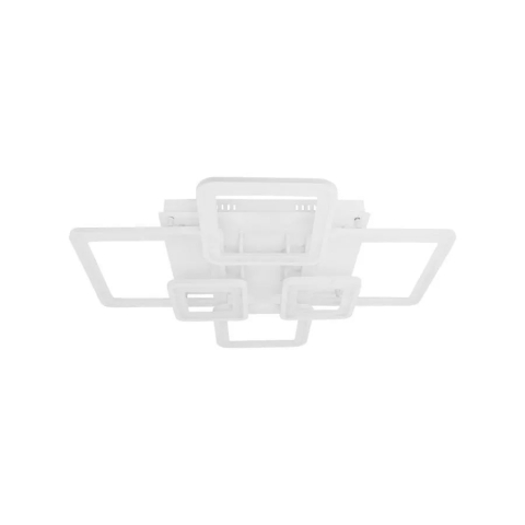 Lustra LED Alessandro 124W, 6 Patrate, Telecomanda Inclusa – 3 Tipuri de Lumina (Rece/Calda/Neutra) [3]