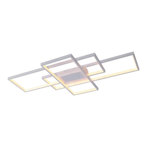 Lustra LED cu telecomanda LANDEN 184W, 3 Elemente, lumina Rece/Calda/Neutra, Dimabila, Alb [3]