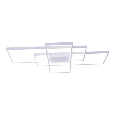 Lustra LED cu telecomanda LANDEN 184W, 3 Elemente, lumina Rece/Calda/Neutra, Dimabila, Alb [2]