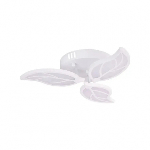 Lustra LED cu telecomanda LAURICE 33W, 3 Petale, lumina Rece/Calda/Neutra, Dimabila, Alb [1]