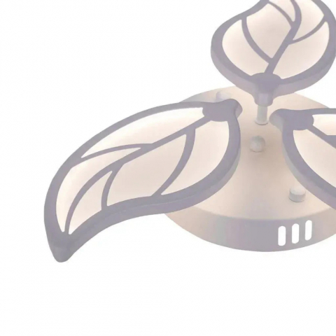 Lustra LED cu telecomanda LAURICE 33W, 3 Petale, lumina Rece/Calda/Neutra, Dimabila, Alb [2]