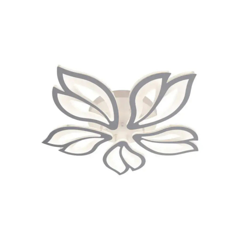 Lustra LED cu telecomanda LILY 75W, 5 Elemente, lumina Rece/Calda/Neutra, Dimabila, Alb [3]