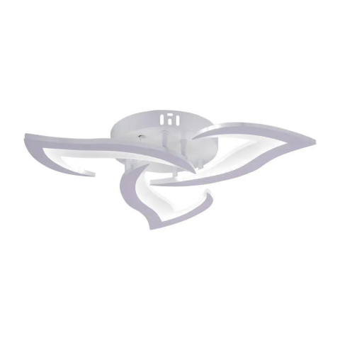 Lustra LED Alessandro, 3 petale, 34W, alb mat, 50x8cm [2]