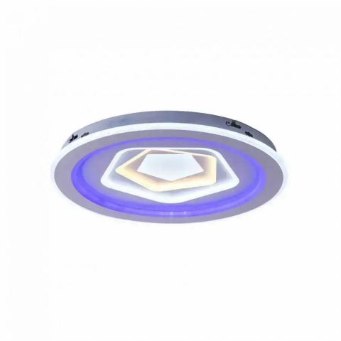 Lustra LED cu telecomanda MEIRA RGB, 180W, lumina Rece/Calda/Neutra, Dimabila, Alb [3]