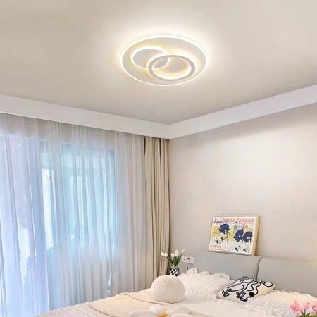 Lustre LED - Lustra LED cu telecomanda NOLUX 120W, Rotunda, lumina Rece/Calda/Neutra, Dimabila, Alb