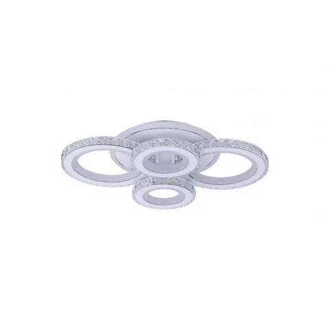 Lustra Led Maroja cu Telecomanda, 158W, Acril si Cristal, Dimabila, RGB [2]