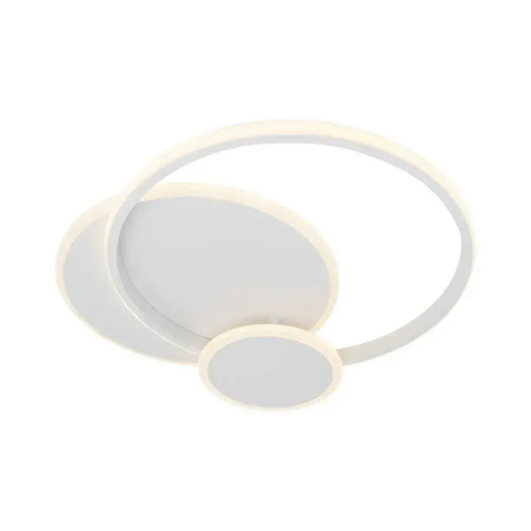 Lustră LED 58W, 3 Cercuri, Dimabilă, Alb – Telecomandă, 3 temperaturi de iluminare [2]