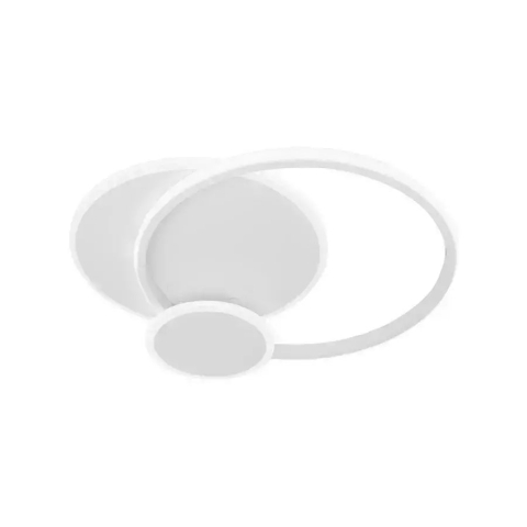 Lustră LED 58W, 3 Cercuri, Dimabilă, Alb – Telecomandă, 3 temperaturi de iluminare [1]