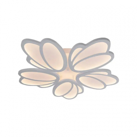 Lustra LED LALEA cu telecomanda 73W, 5 Petale, lumina Rece/Calda/Neutra, Dimabila, Alb [3]