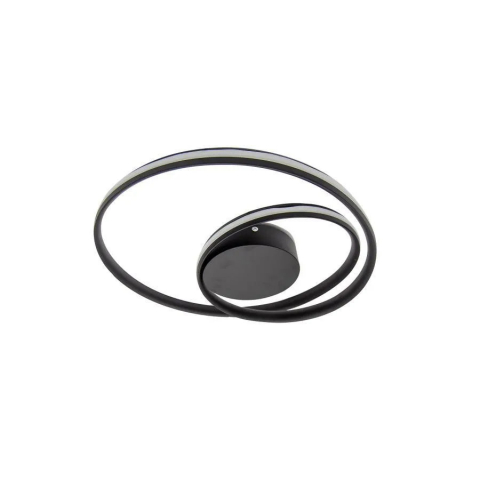 Lustra LED cu telecomanda VECTOR ARCADIA 67W, lumina Rece/Calda/Neutra, Dimabila, Negru [1]