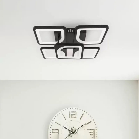 Lustre LED - Oglinda LED Ovala, 60x80cm, MotionGlow, Sistem Dezaburire, Ceas & Termometru, Dimabila