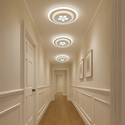 Lustra LED GUARELLA, 30W, Rotunda, lumina Rece/Calda/Neutra, Alb [1]