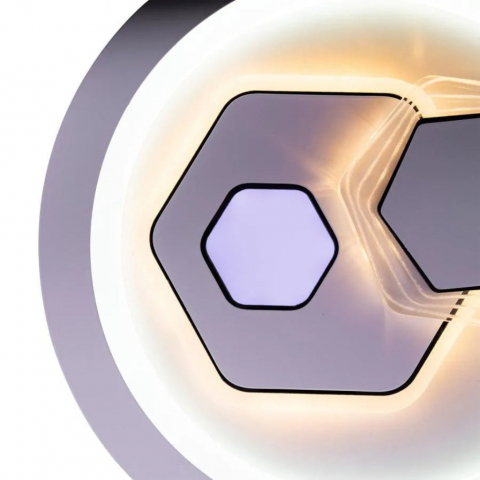 Lustra LED KATHLEEN RGB 16W, lumina Calda/Neutra, Alb [2]