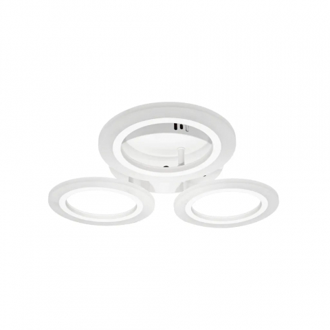 Lustra LED 24W, 3 Cercuri, Alb, Lumina Neutra – Moderna [1]