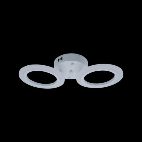 Lustra LED MARA 36W, 2 Cercuri, lumina Neutra, Alb [1]