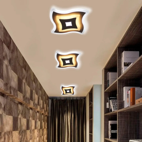 Lustre LED - Lustra LED MORNIKA 12W, Diametru 35cm, lumina Rece/Calda/Neutra, Alb