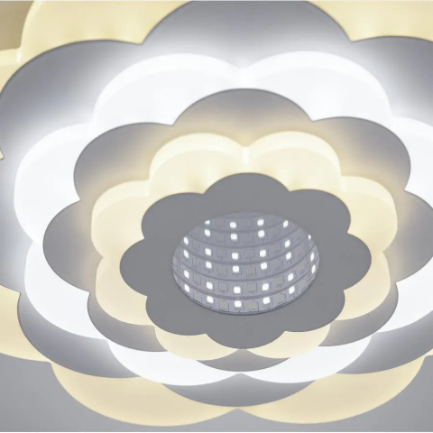 Lustra LED 24cm 3CCT efect decorativ pentru tavan interior - efect 3D [2]