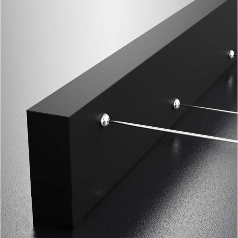 Lustra LED suspendata 80W cu telecomanda, dimabila, lumina calda neutra rece, negru [14]