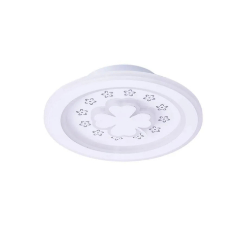 Lustra LED TRIFOI RGB ROZA 24W, lumina Rece/Calda/Neutra, Alb [2]