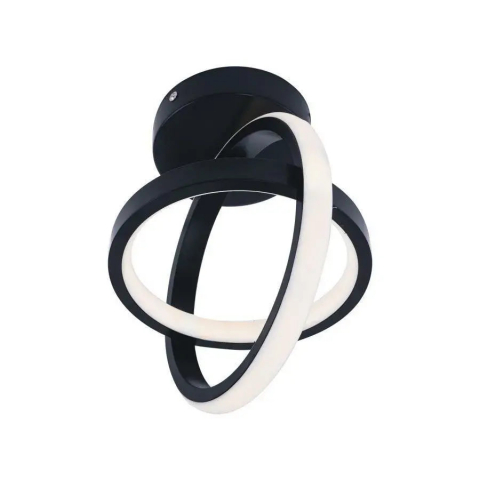 Lustra LED VERTEX GYRO 42W, lumina Rece/Calda/Neutra, Negru [1]