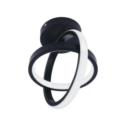 Lustra LED VERTEX GYRO 42W, lumina Rece/Calda/Neutra, Negru [2]