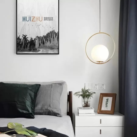 Lustre Clasice Moderne - Lustra LOFT Terrace, 1x E27, Alb Auriu, Metal, Inaltime Reglabila