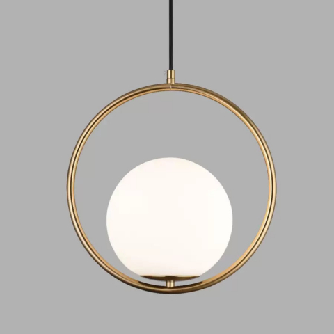 Lustra LOFT Terrace, 1x E27, Alb Auriu, Metal, Inaltime Reglabila [1]