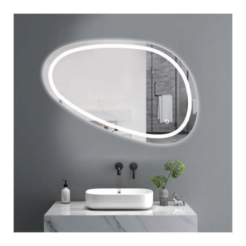Oglinda LED , 80x45cm, Disegno Touch Marcello, Sistem Dezaburire, Dimabila [3]