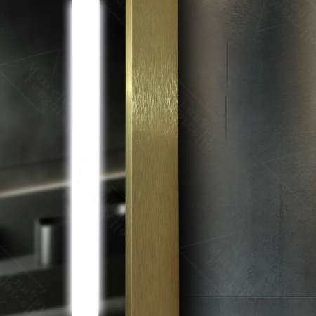 Oglinda LED baie/camera 60x80cm cu senzor, lumina reglabila, ceas si termometru [6]