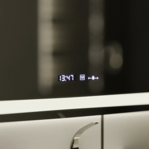 Oglinda LED Rectangulara, 100x75cm, Verite MotionGlow Marcello, Sistem Dezaburire, Ceas & Termometru, Dimabila [1]